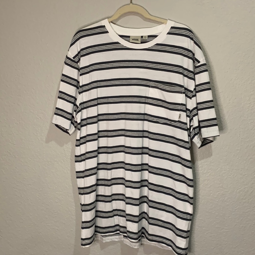Vans stripped shirt XXL